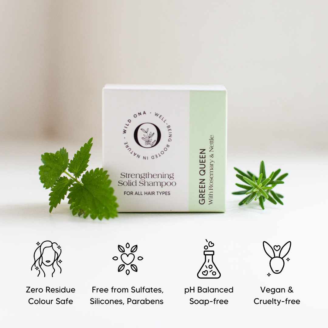 Shampoo Bar GREEN QUEEN | All Hair types, Strengthening