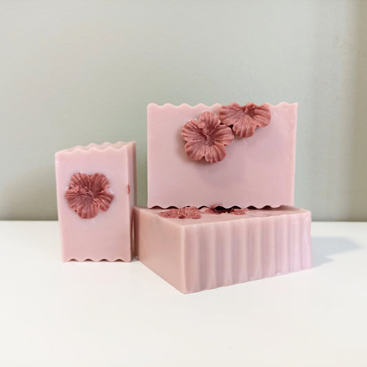 Summer's Dream Handmade Vegan Soap l rose & jasmine oils, rose clay