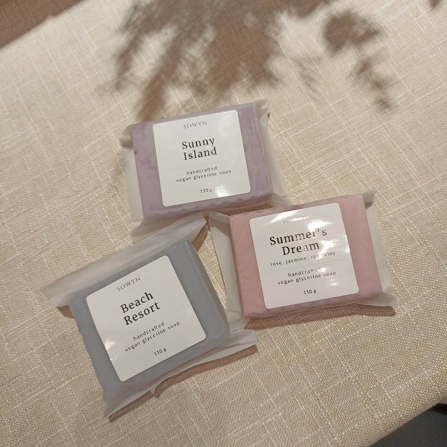 Beach Resort Face & Body Bar | essential oil blend, french blue clay | Handmade Vegan Shea Butter & Oat Soap