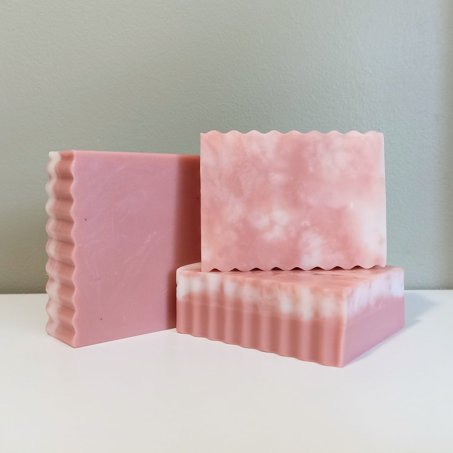 Fleur Handmade Shea Butter & Oat Soap | floral scent, coconut milk, rose clay