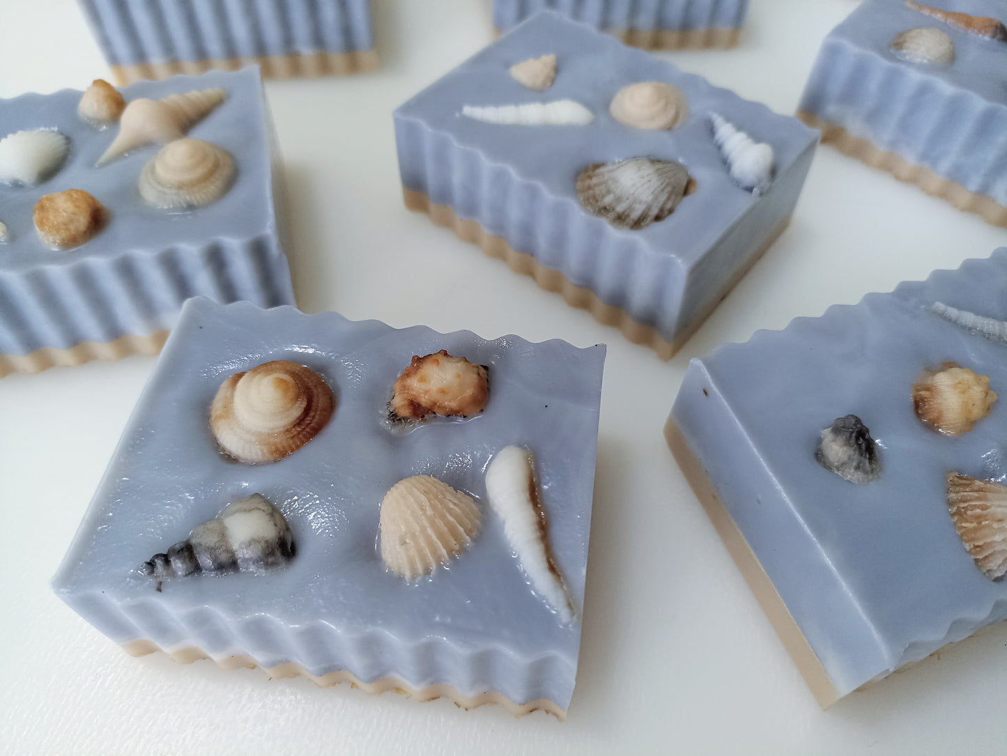 Beach Resort Face & Body Bar | essential oil blend, french blue clay | Handmade Vegan Shea Butter & Oat Soap