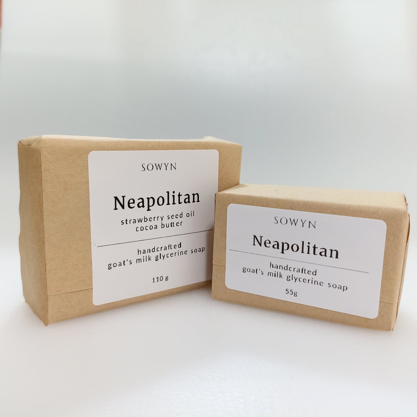 Fragrance-free: Neapolitan Soap | strawberry seed oil & cocoa butter